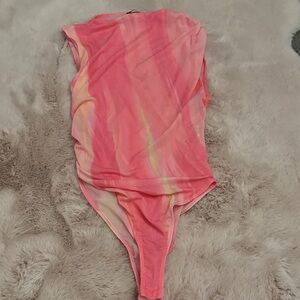 Zara Pink One Piece Bodysuit